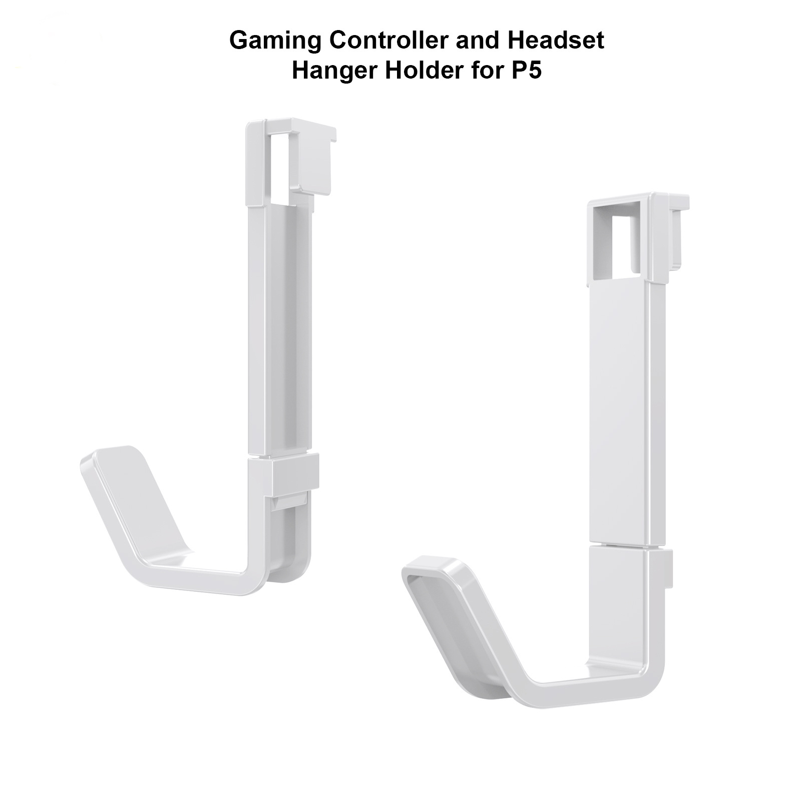 2Pcs Grip Headset Hook New For PS5 Slim Grip Hook Compatible with All PS5 Consoles