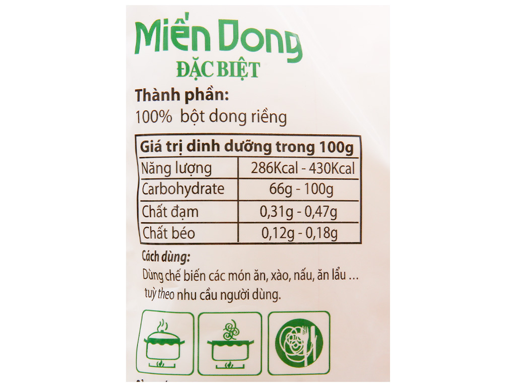 [Combo 3 Gói ] Miến dong Susan gói 500g-đồ ăn vặt
