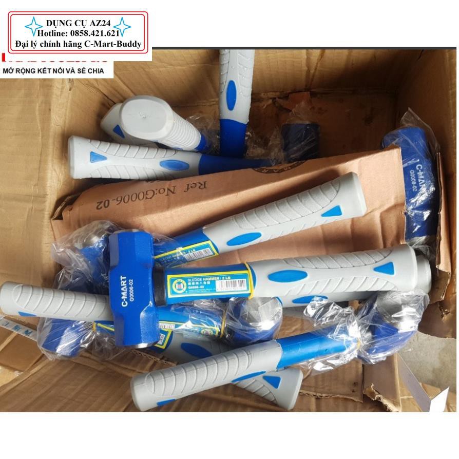 1kg Búa tạ 2lb G0006-02 C-MART (Dungcu.az24 chuyên hàng Đài Loan)