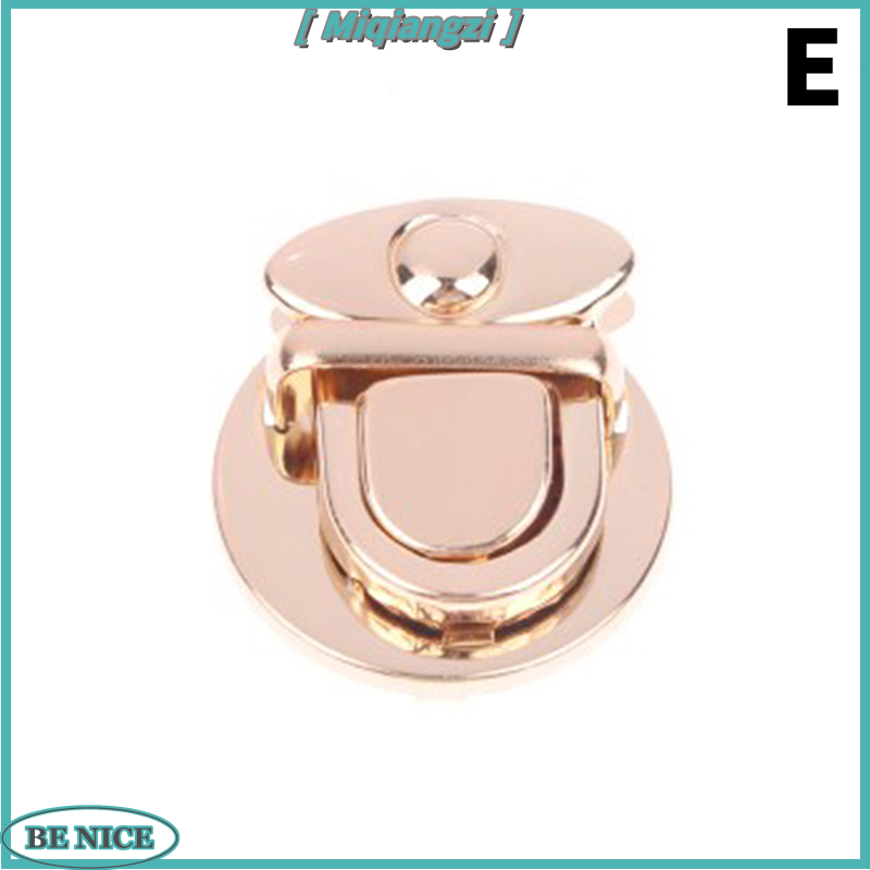 Shoulder Bag Turn Twist Lock Metal Buckle Bag Handbag Snap Clasps Lock for Purse