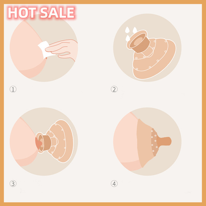 🔥🔥🔥maelovely 1PC Silicone Nipple Protectors Feeding Mothers Nipple Shields Protection Cover
