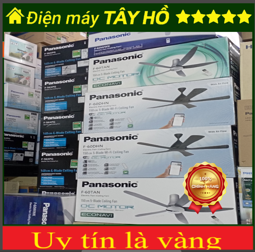 Quạt trần 3 cánh Panasonic F-48CZL [GIAN HÀNG UY TÍN] [HÀNG CHÍNH HÃNG]