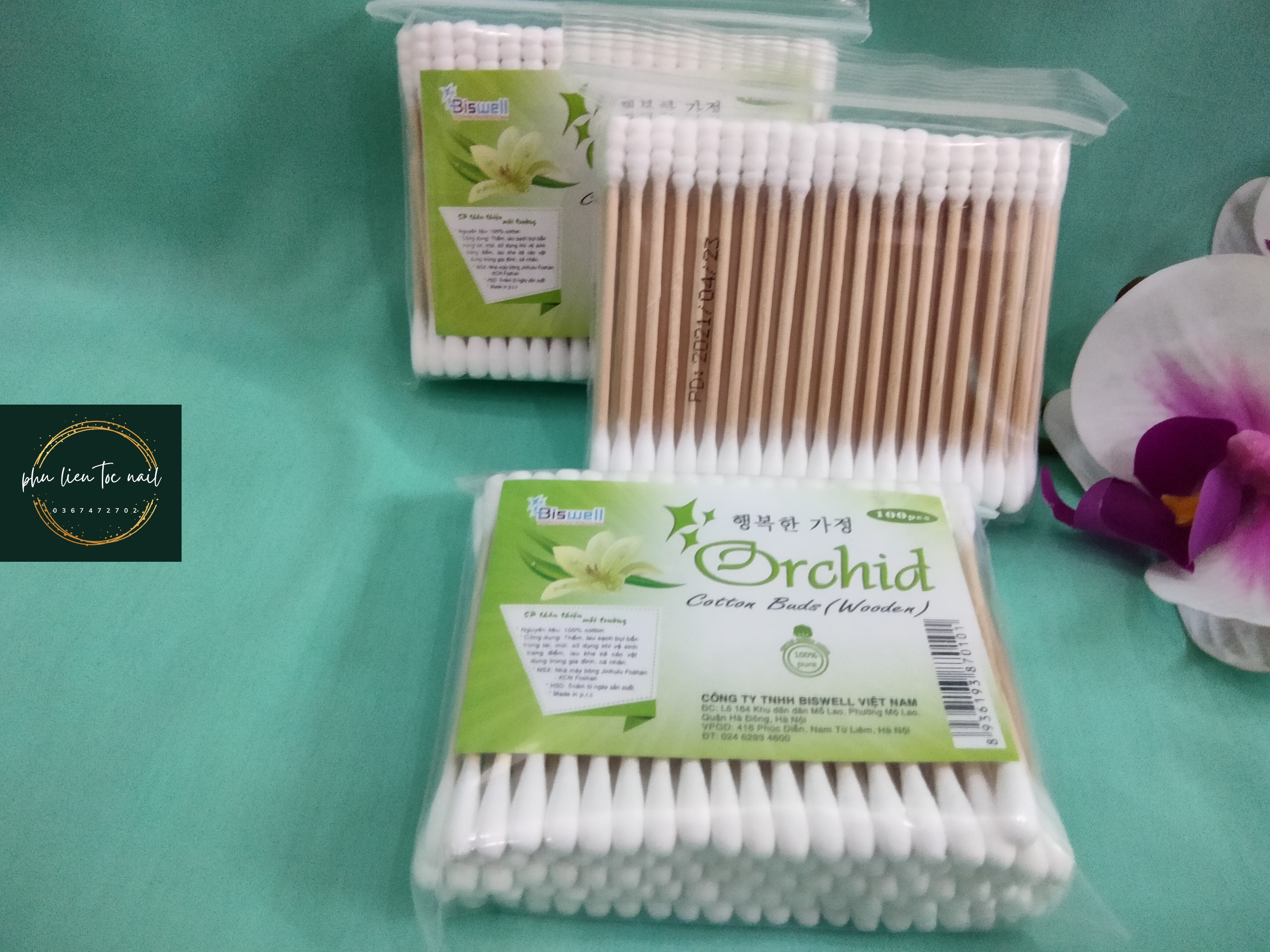 1 bịch Bông se tai thân gỗ 2 đầu bông gòn - Trường Thọ, TĐ