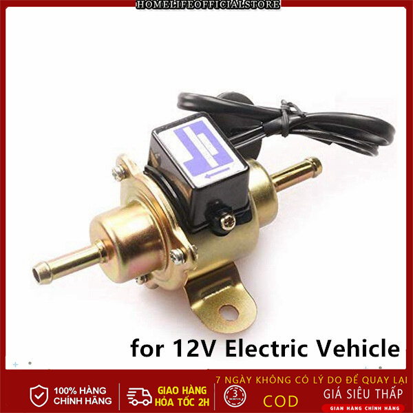 Bơm dầu diesel 12v máy bơm nhiên liệu áp suất thấp 12v bơm tự mồi-lưu lượng 100 lít một giờ EP500-0