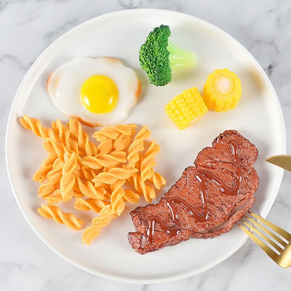 Good-looking Western Food Simulation Steak Model Cooking Toys ...