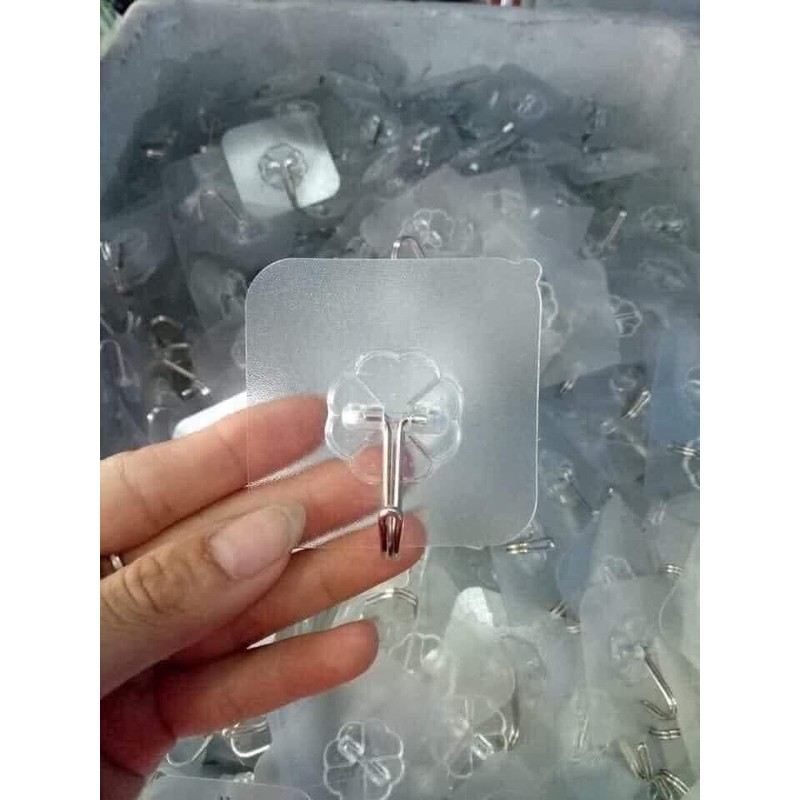 Combo 3 Móc Dán Tường Trong Suốt Siêu Dính