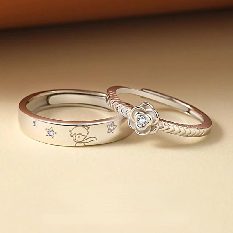 Yuanyan%20New%20Versatile%20Little%20Prince%20and%20Rose%20Couple%20Ring%20A%20Designated%20Love%20Token%20Birthday%20Gift%20for%20Girlfriend's%20Index%20Finger%20Ring%20-%20Image%206
