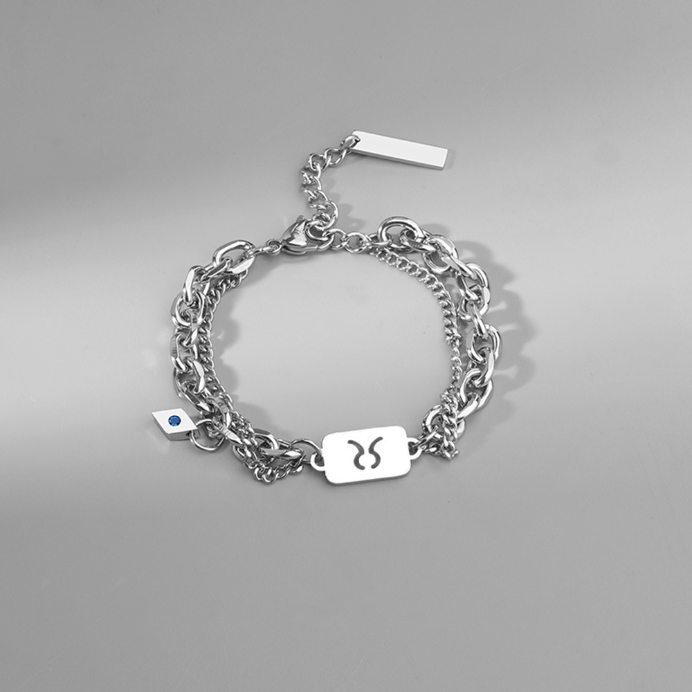 Twelve Zodiac Bracelets Boys Accessories Men's Versatile Student Bracelets Women