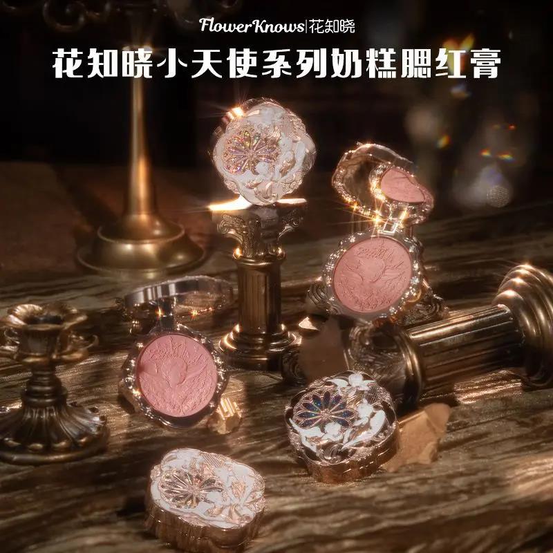 Wenefang%20Fashion%202024%20NEW%20Flower%20Knows%20Little%20Angel%20Series%20Cheek%20Blush%20Moonlight%20Blusher%20in%20Matte%20Finish%20Vegan%20Cruelty%20Free%20Private%20Makeup%20-%20Image%202