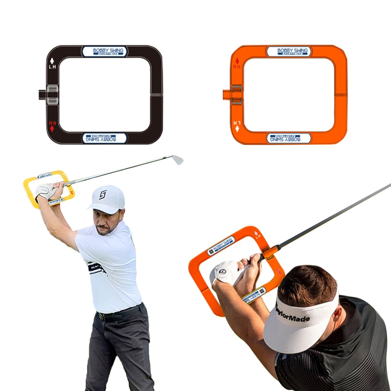 Golf Swing Trainer Portable Golf Swing Training Aid Golf Swing Plane Corrector Swing Arm Correct Posture Auxiliary Training Tool