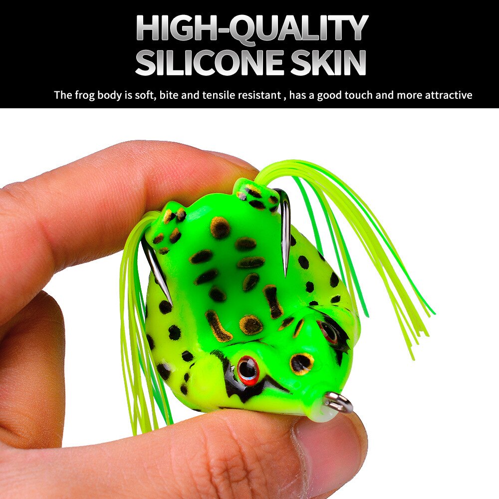 Fishing Soft Lure Silicone Bait Jig Head Fish Hook 3D Eyes