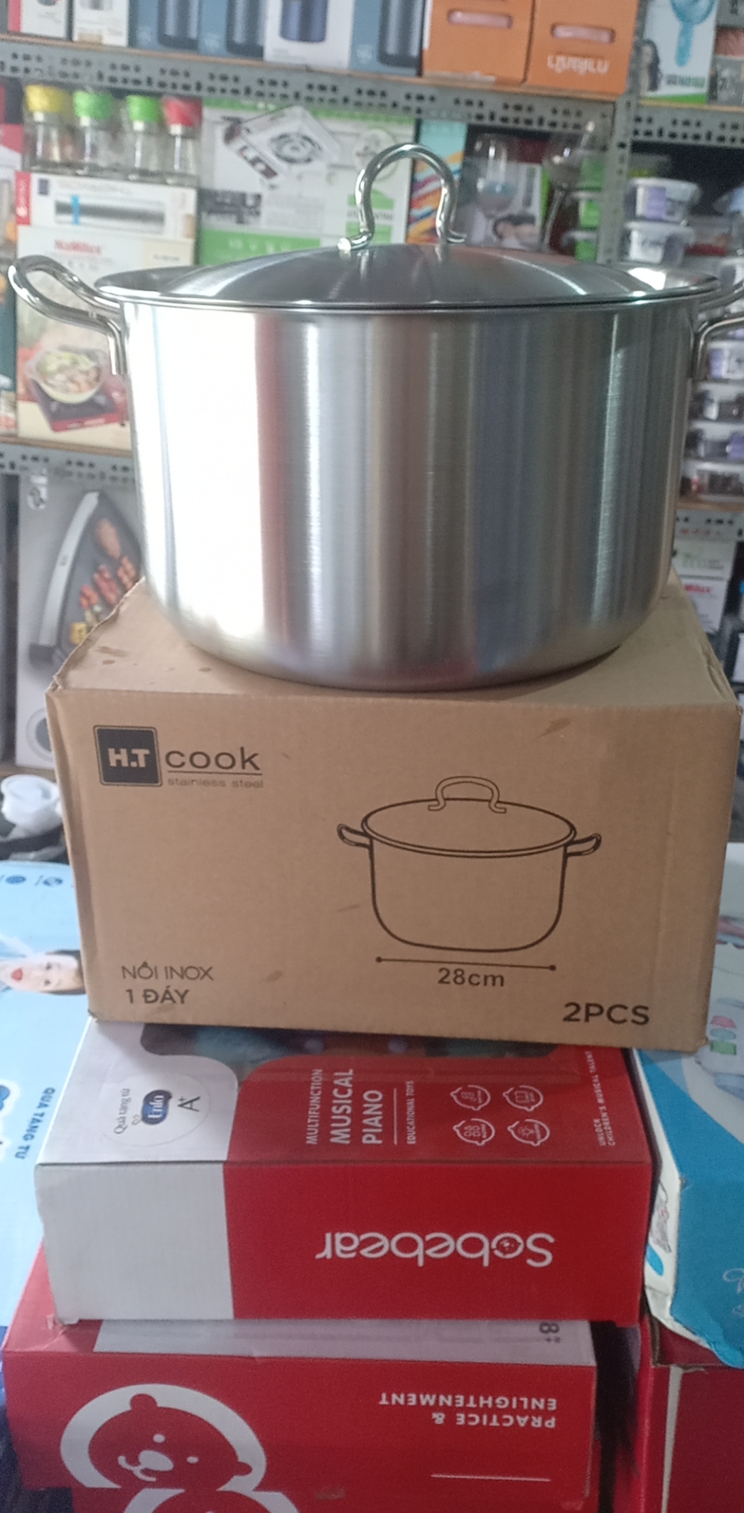 NỒI LUỘC GÀ H.T COOK 28 CM