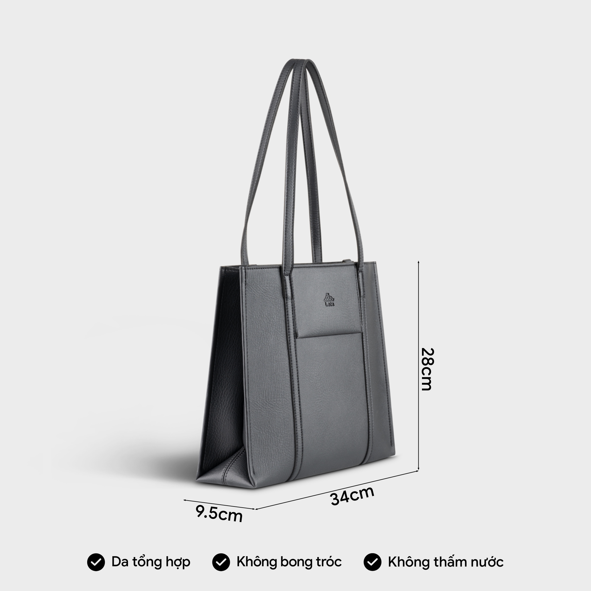 Túi Lata (Thời trang nữ đi làm cỡ lớn - Túi xách da TX18)