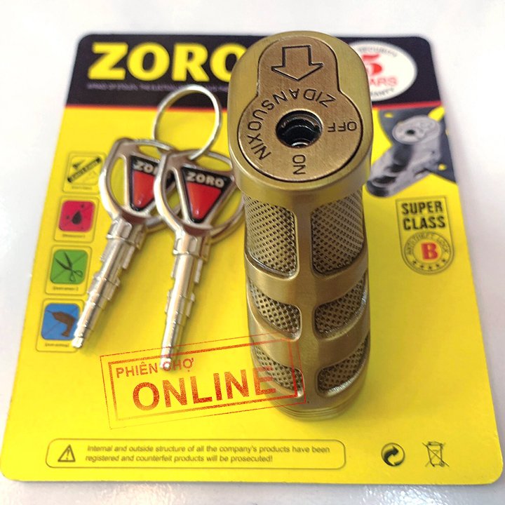 Ổ KHÓA DĨA XE MÁY CHỐNG CẮT ZORO