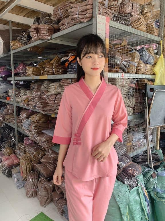 đồ lam đi chùa # 3 nút vải kate