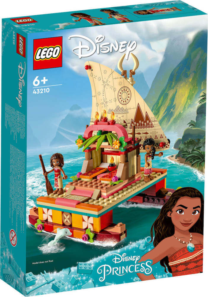 Lego® 43210 disney moana's wayfinding boat 6+ lego đồ chơi gạch
