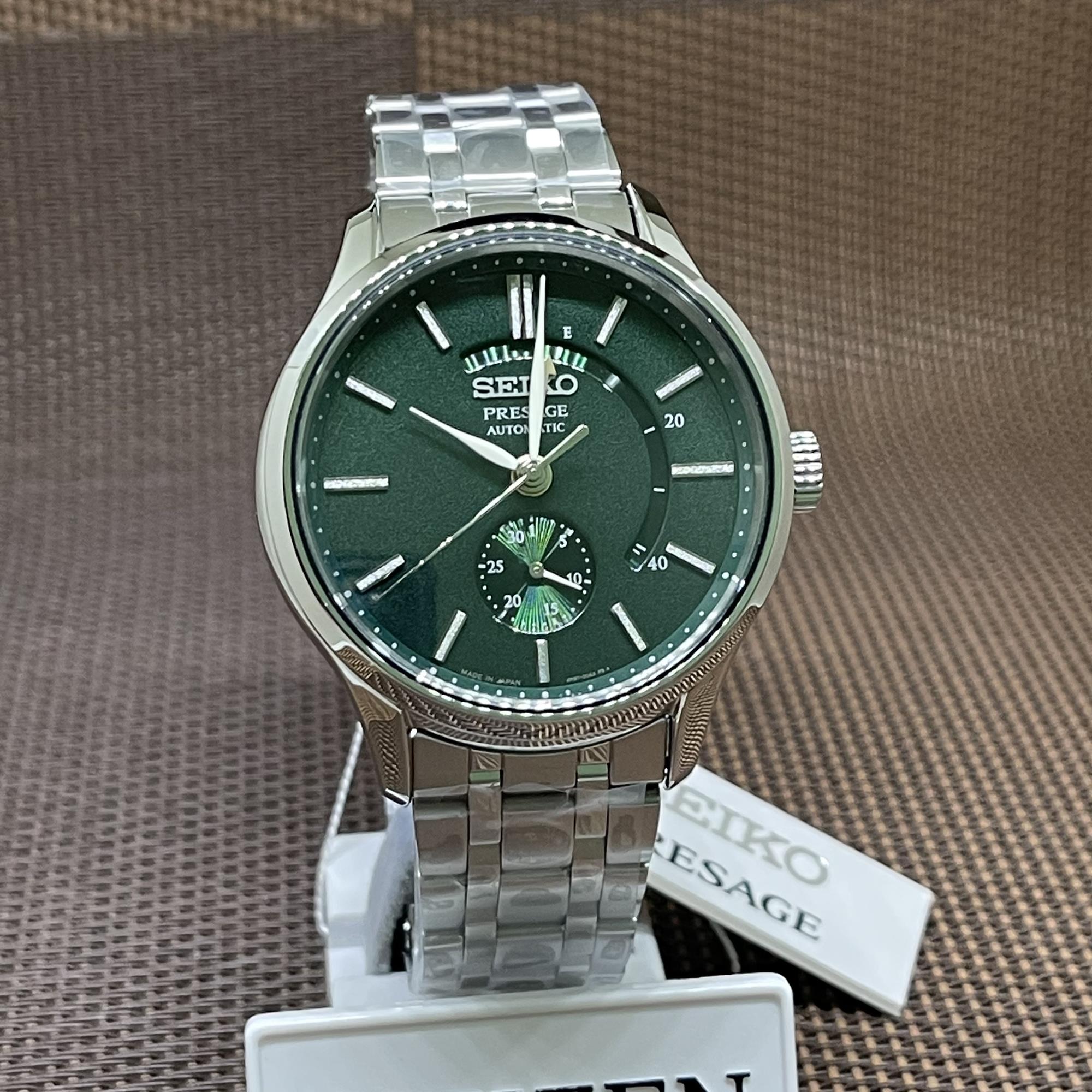 TimeYourTime] Seiko SSA397J1 Presage Automatic Zen Garden Green Stainless  Steel Men's Watch | Lazada Singapore