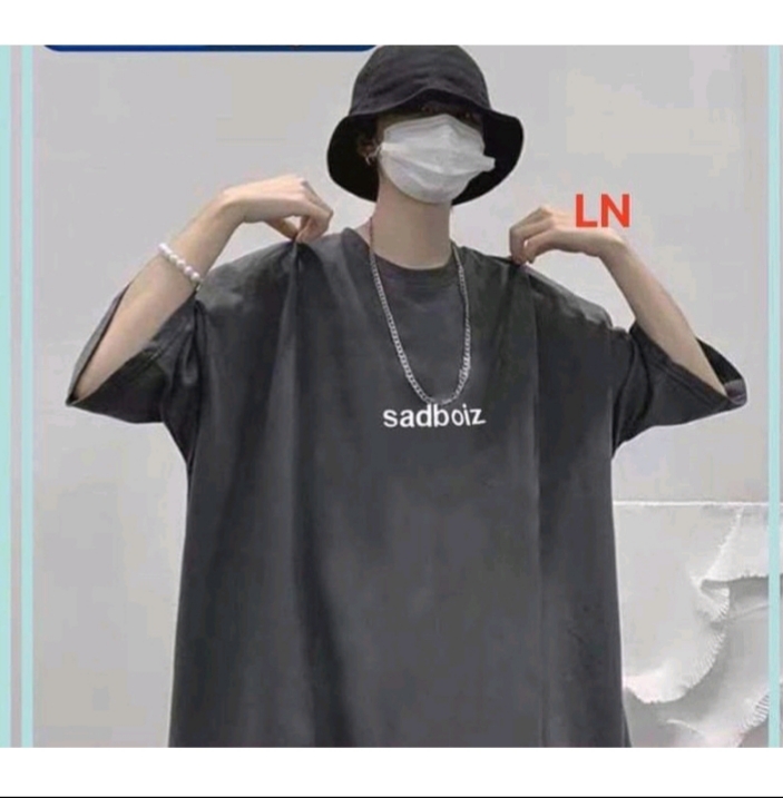 ÁO THUN  NAM NỮ FORM THỤNG SADBOIZ. in 2 mặt