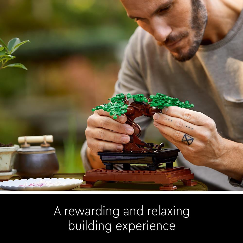 Bộ Đồ Chơi Lắp Ráp LEGO Cây Bonsai 10281 (878 Miếng)