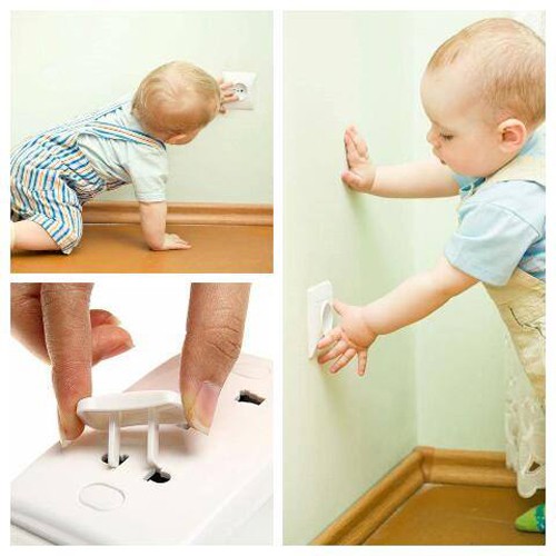 Combo 20 Nút bịt ổ điện 2 chân an toàn cho bé
