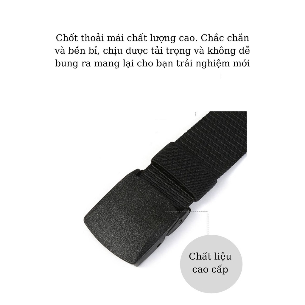 Thắt Lưng Nam Dây Lưng Vải Dù Cao Cấp