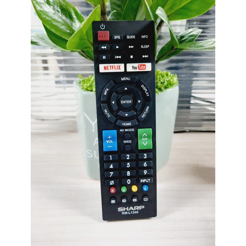 [Hàng chất lượng cao BH 1 năm] Remote - điều khiển TV SHARP Smart RM - L1346.