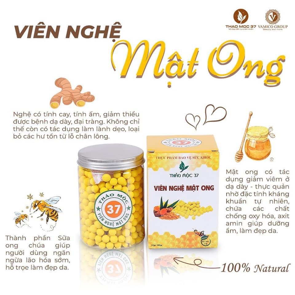 Viên nghệ mật ong Thảo Mộc 37
