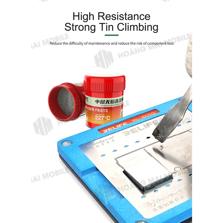 Relife rl-640227 degree 40g powder welded tin