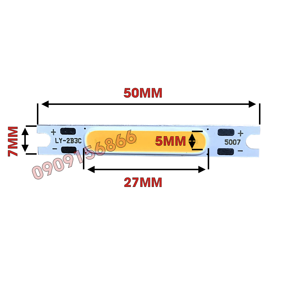Đèn led cob 12v 3w
