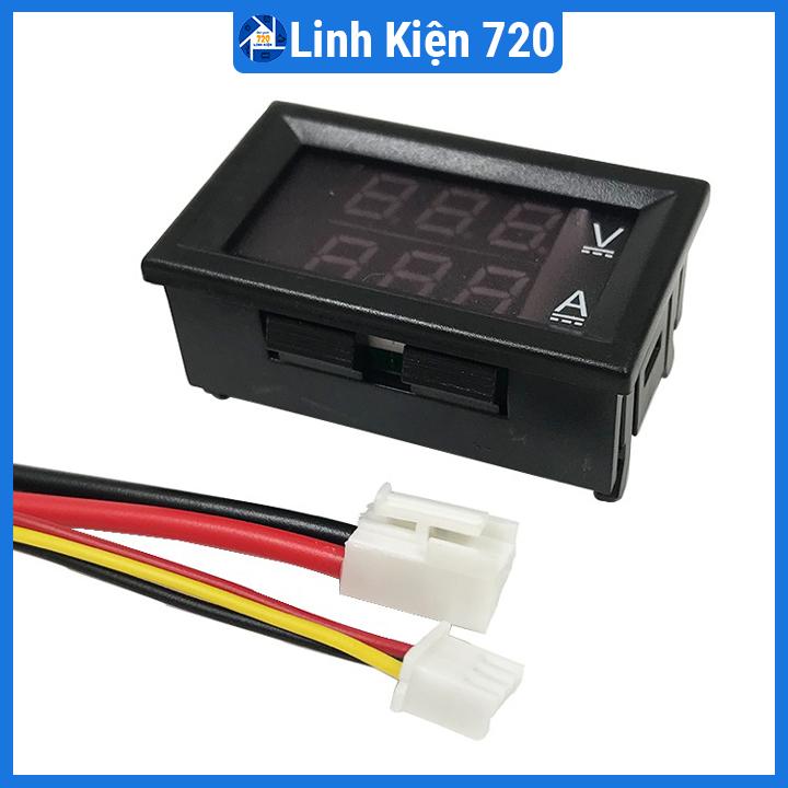 Module đo dòng áp DC 10A 100V, đồng hồ đo độ chính xác cao