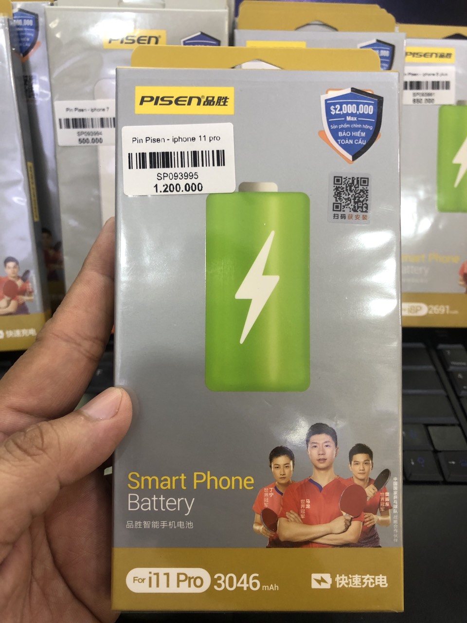 Pin Pisen dành cho iPhone từ iPhone 6 đến iPhone 11 Pro Max