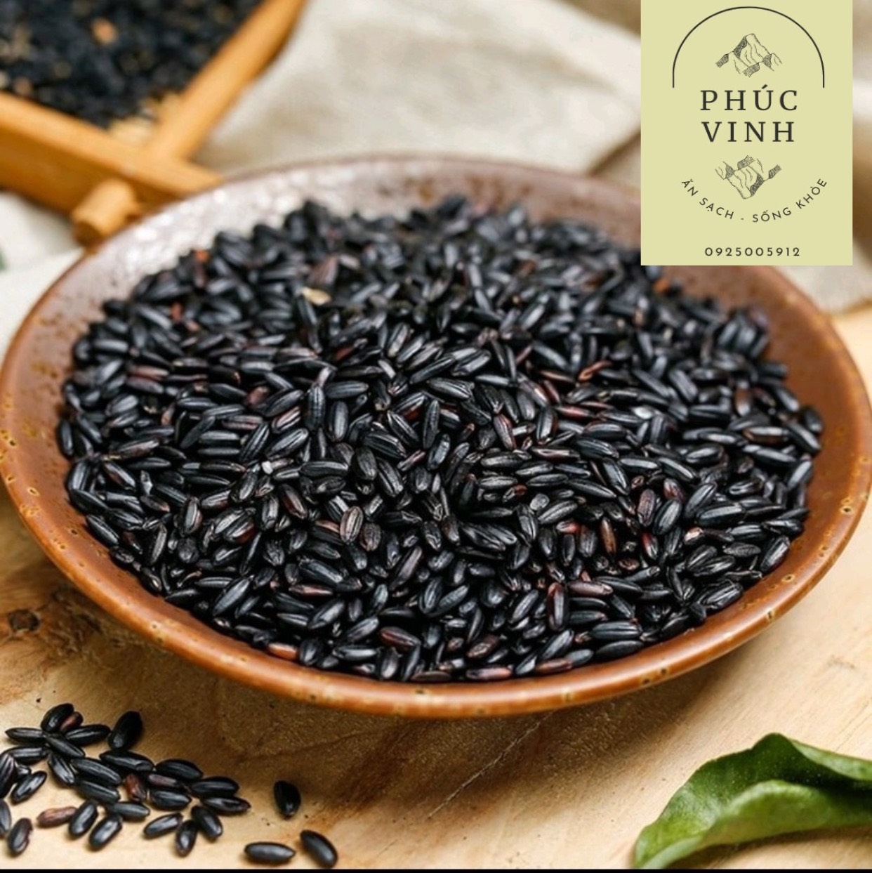 [ 3 KG] Gạo Lứt Đen dẻo Điện Biên ( Loại I)