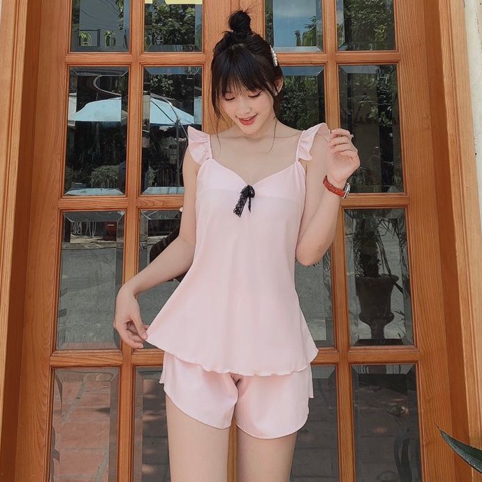 Bộ Đùi Áo Cộc Đồ Ngủ Mặc Nhà TIPIXI MS77