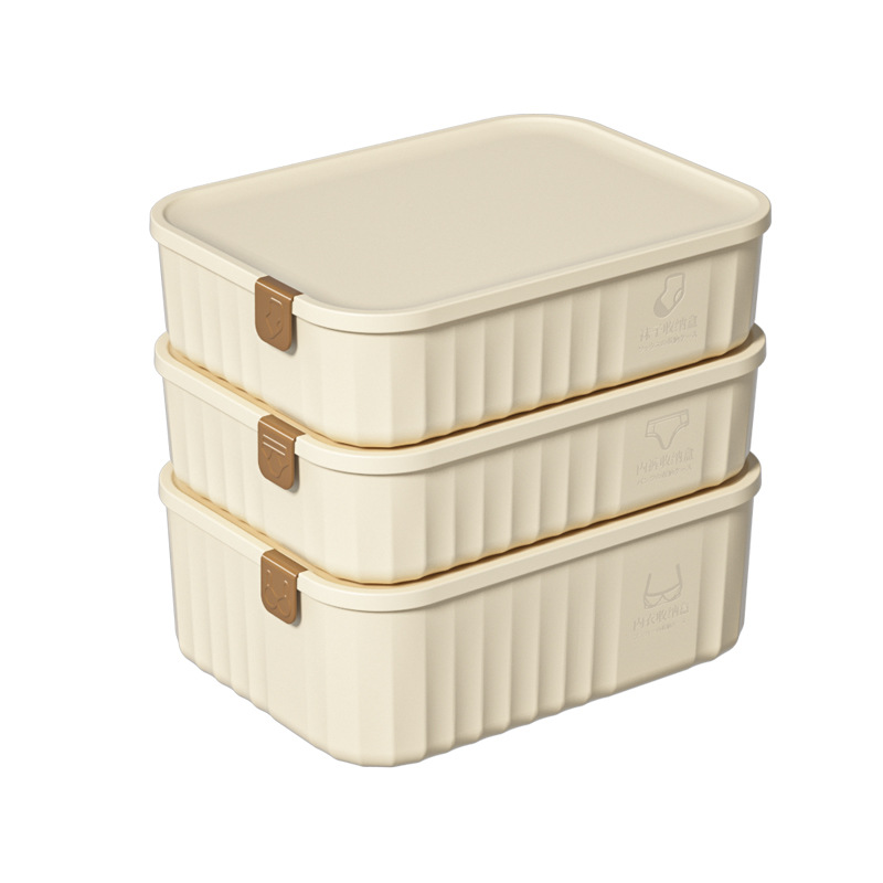 Underwear storage box Multi-functional organizing box Student dormitory storage box Bedroom wardrobe storage box Plastic storage box