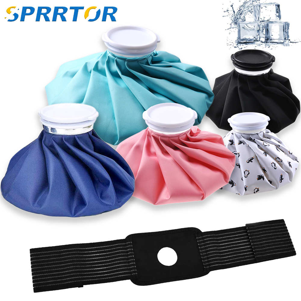【Best value】 reusable ice bag pack with adjustable wrap ice pack for cold and hot therapy and pain relief for knee leg sselling sprain injury