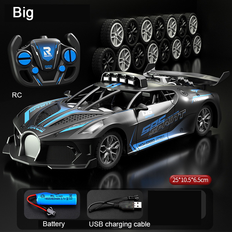Kmoist Four-way remote control car Sports car toys for kids rc drift car RC Vehicles for boys girls birthday gift