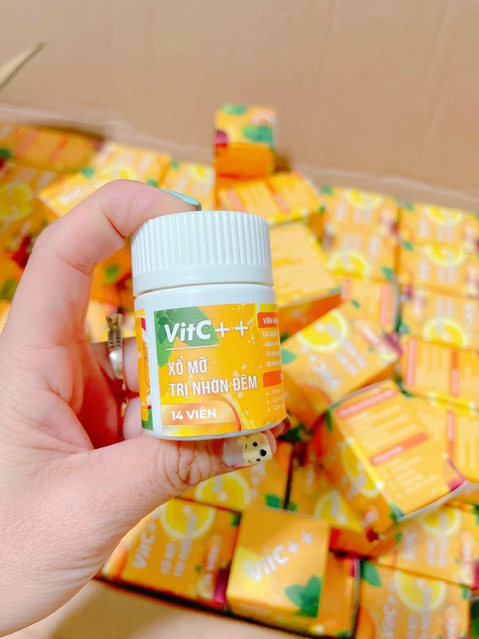 Detox thải mỡ ban đêm VitC Cam