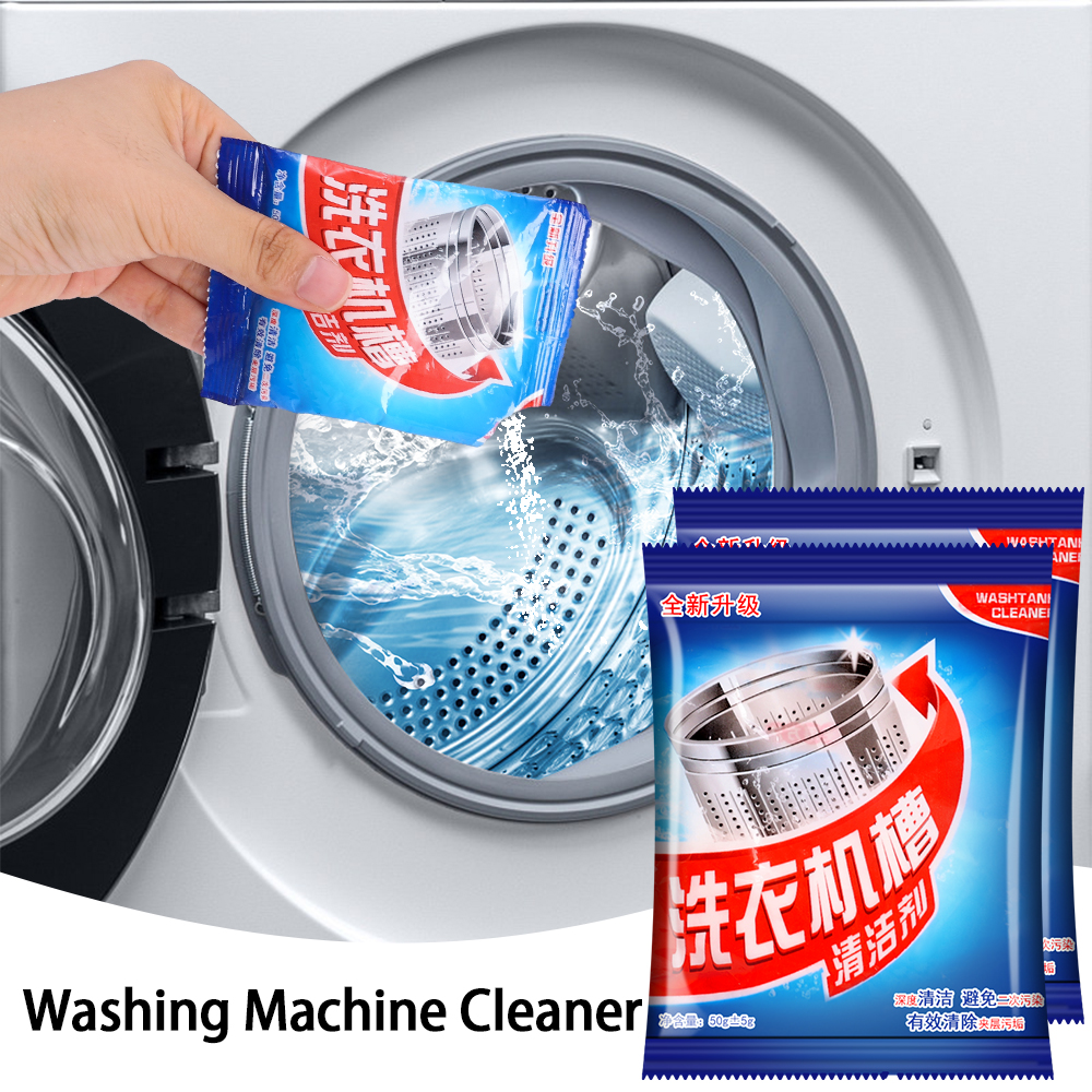 5pcs Household Washing Machine Cleaner Washing Machine Drum Mildew Remover Surfactant
