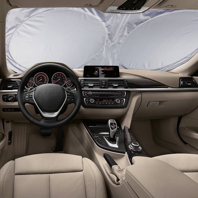 【Overauto】 Car Windshield Sun Shade Folding Front Window Anti-UV Exterior Termal Conductor