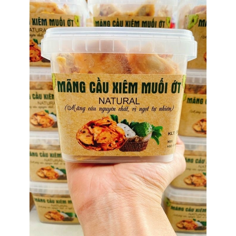 Mãng cầu xêm sấy dẻo lắc muối ớt