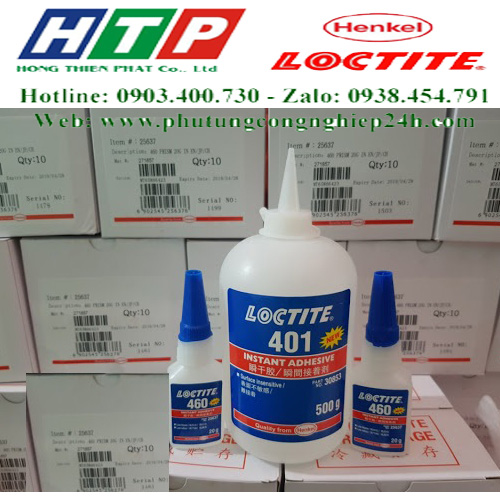 Thông tin kỹ thuật keo loctite 401 - 20gr