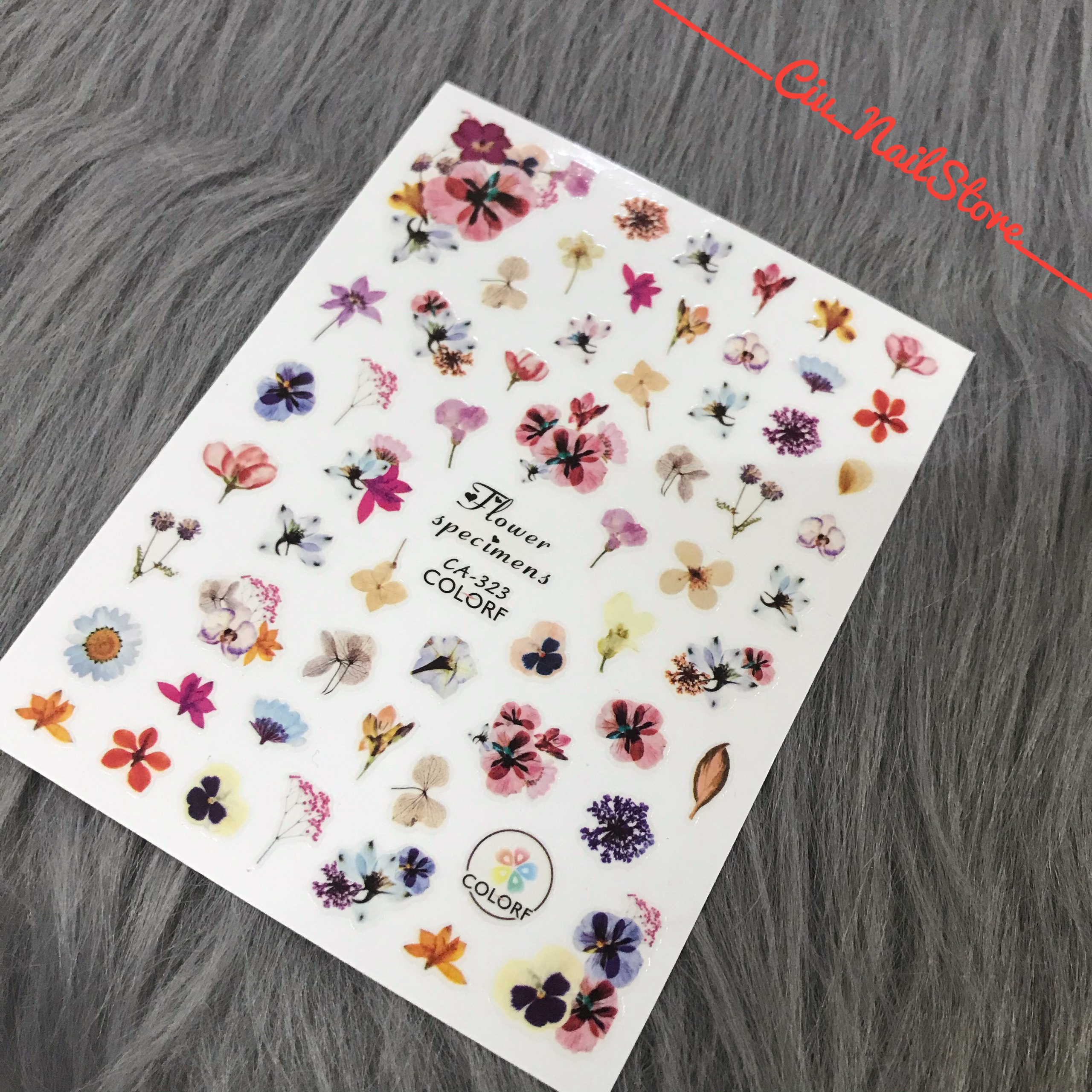 STICKER DÁN MÓNG CHỦ ĐỀ HOA 2