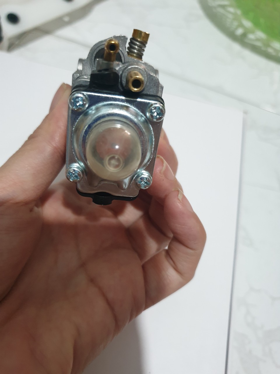 BÌNH XĂNG CON (BỘ CHẾ HÒA KHÍ ) MÁY CẮT CỎ 260/330. KASEI