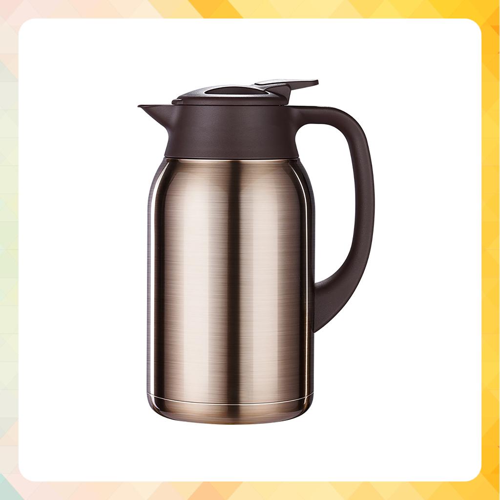 Phích Giữ Nhiệt 50 Tiếng Inox 316 SSGP 2 Lít, Bình Trà, Cafe Giữ Nóng Lạnh, Vòi Chống Bắn Nước, Tay Cầm Tiện Lợi, An Toàn Cho Gia Đình, Văn Phòng