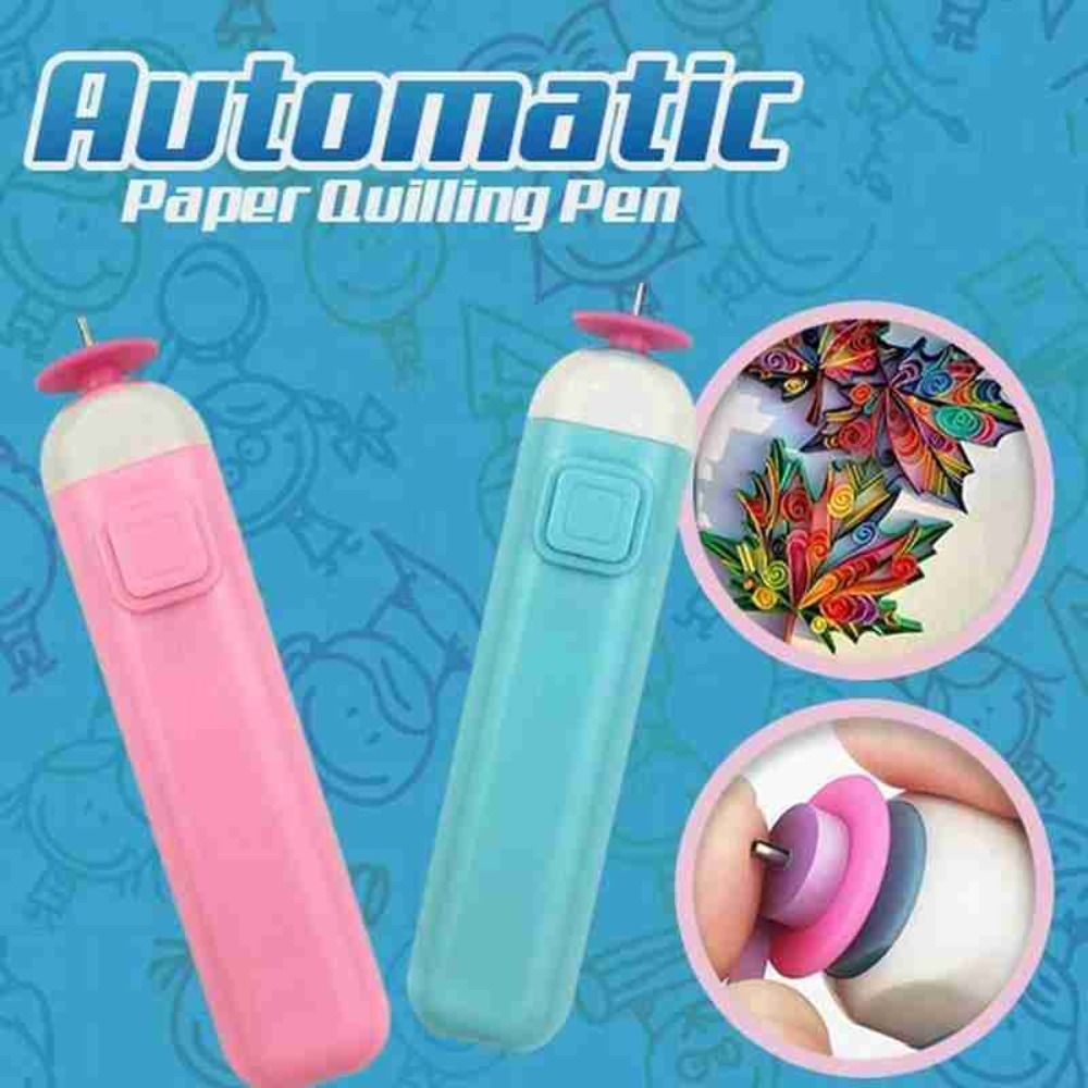 Handmade Roll Paper Electric Origami Paper Quilling Tool DIY Electric Origami Paper School Machine Craft Gift Hand Tool Plastic Paper Quilling Tool Creation Craft.
