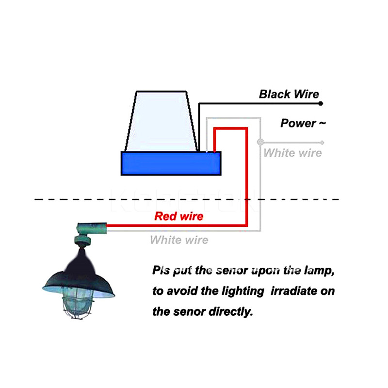 SeasBoat DC12V /DC24V AC220v 10A Công tắc cảm biến ánh sáng cảm ứng ánh sáng thông minh tự động bật tắt giúp tiết kiệm điện AC220v 1 SS-LS