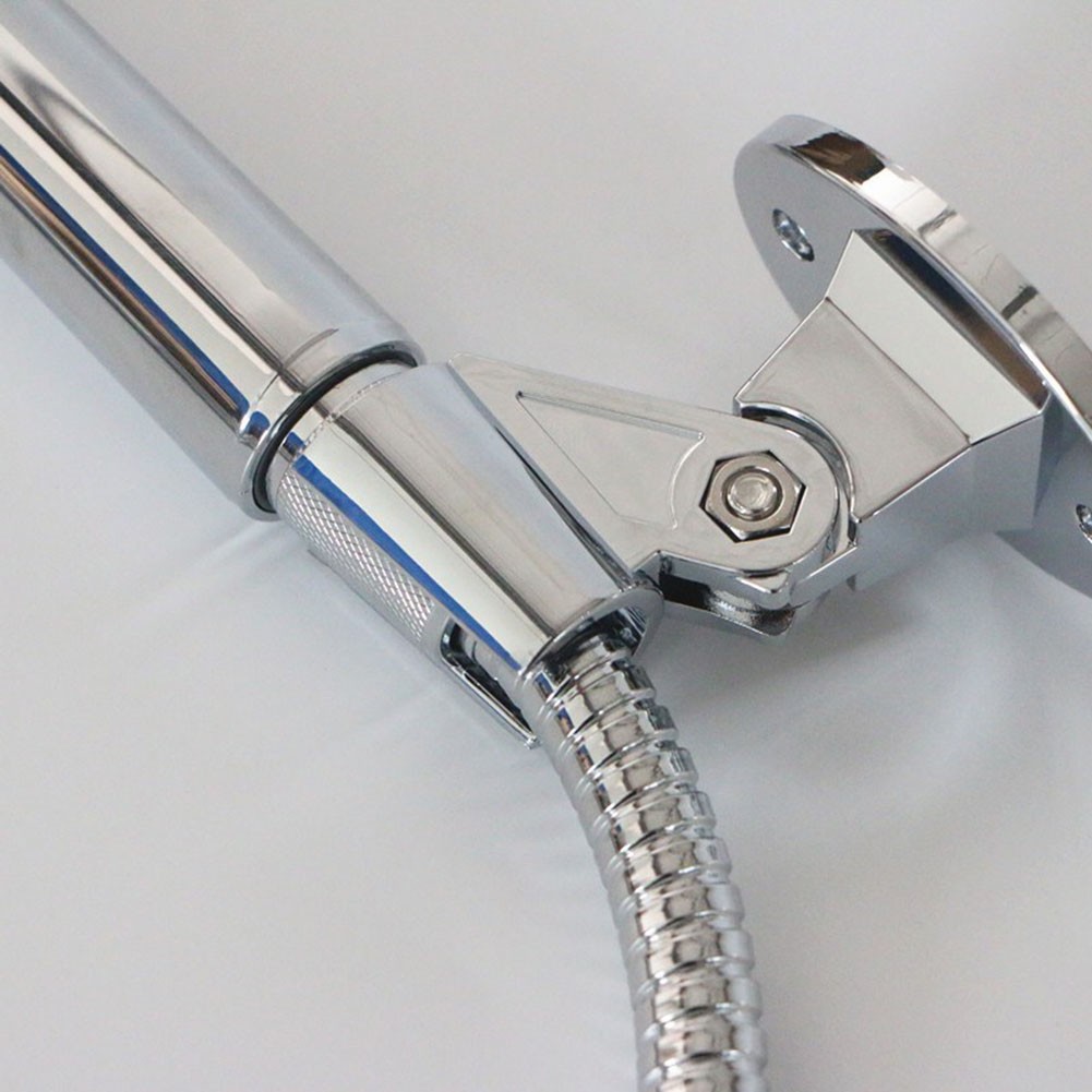 【Homeland】 Hand Shower Holder Universal Adjustable Shower Head Holder Bracket Stable Rotation