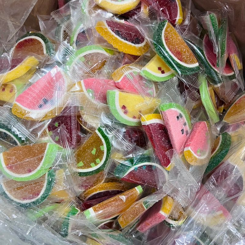 TT Mart sour candy 500g bag watermelon stripe