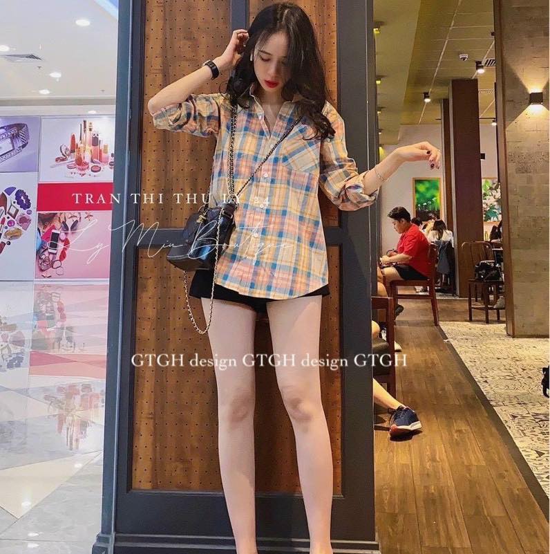ÁO SƠ MI CARO FORM RỘNG (KÈM VIDEO HÌNH THẬT)