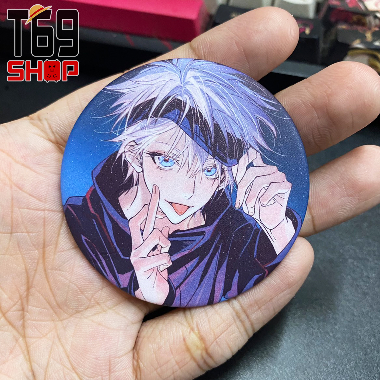[8 mẫu] Huy hiệu anime Jujutsu Kaisen (Size 5.8cm) [T69 Shop]